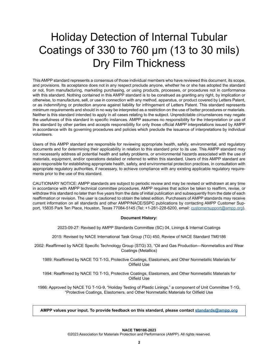 NACE TM0186-2023 pdf