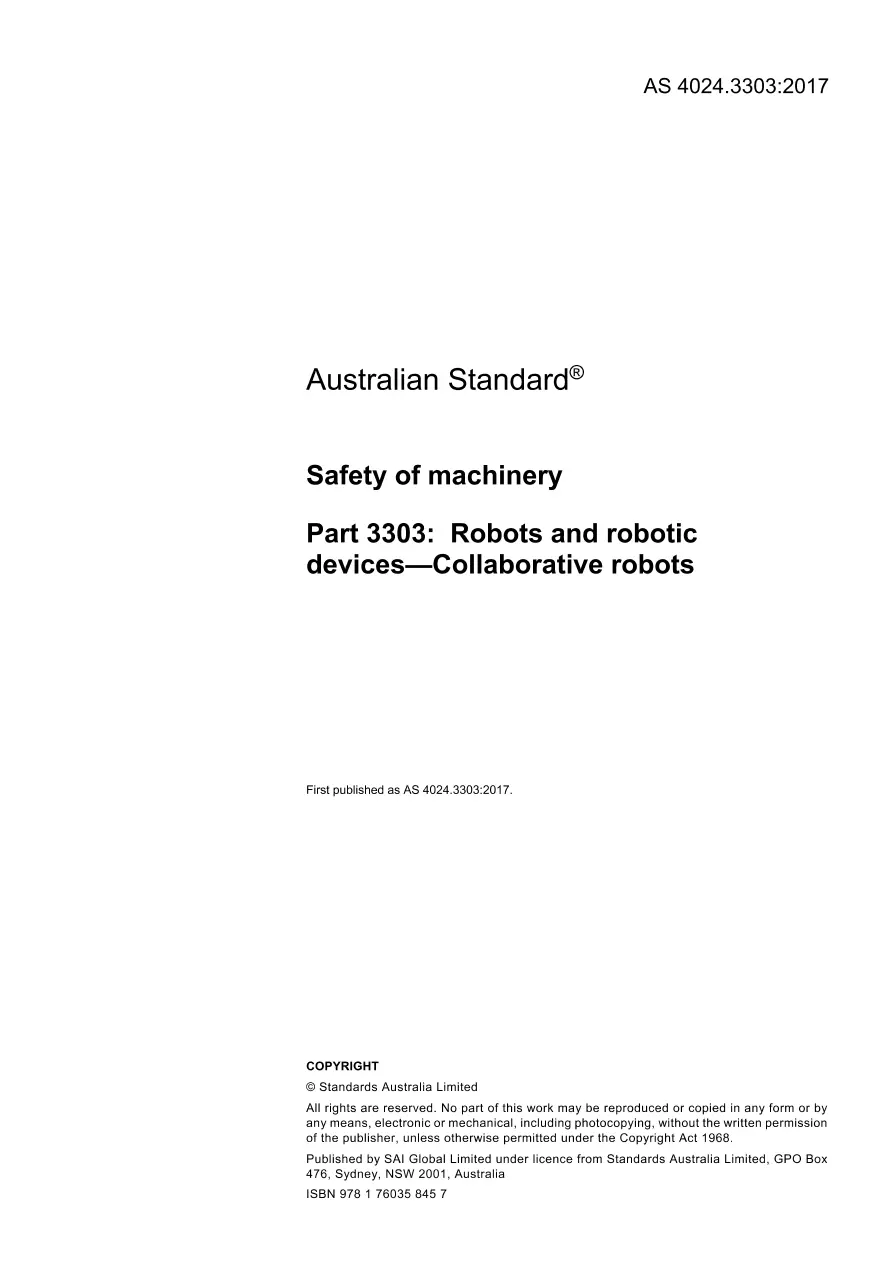 AS 4024.3303:2017 AS 4024.3303:2017 pdf