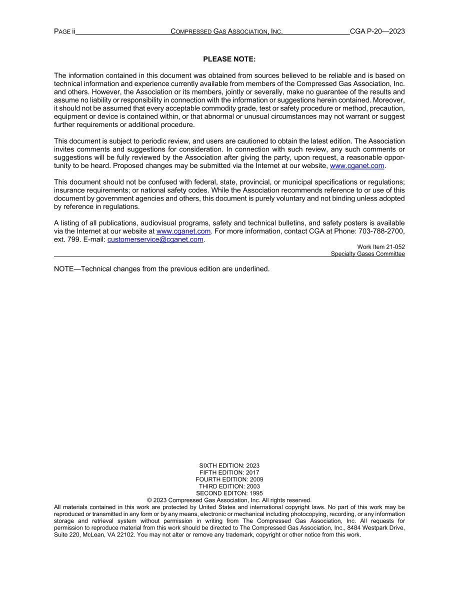 CGA P-20 pdf