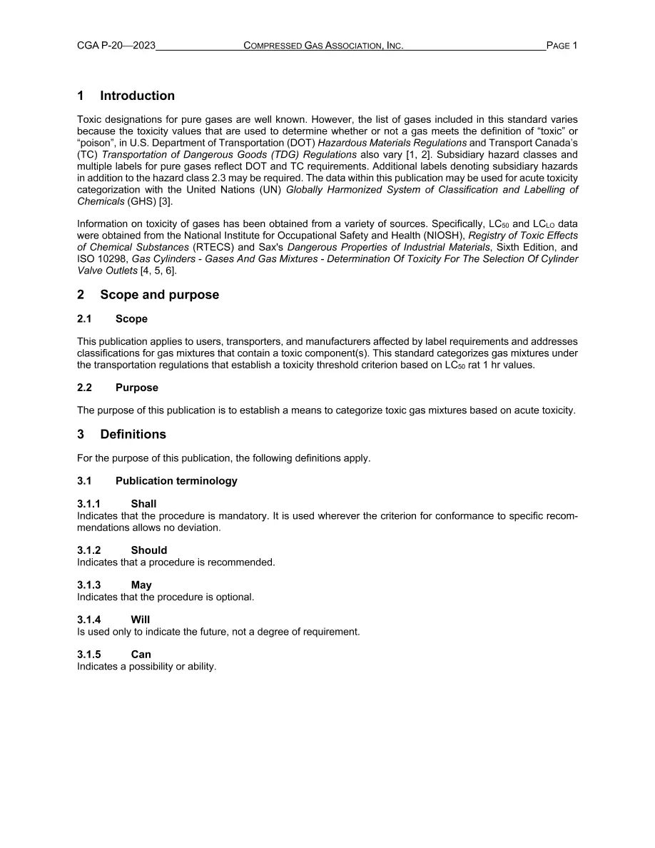 CGA P-20 pdf