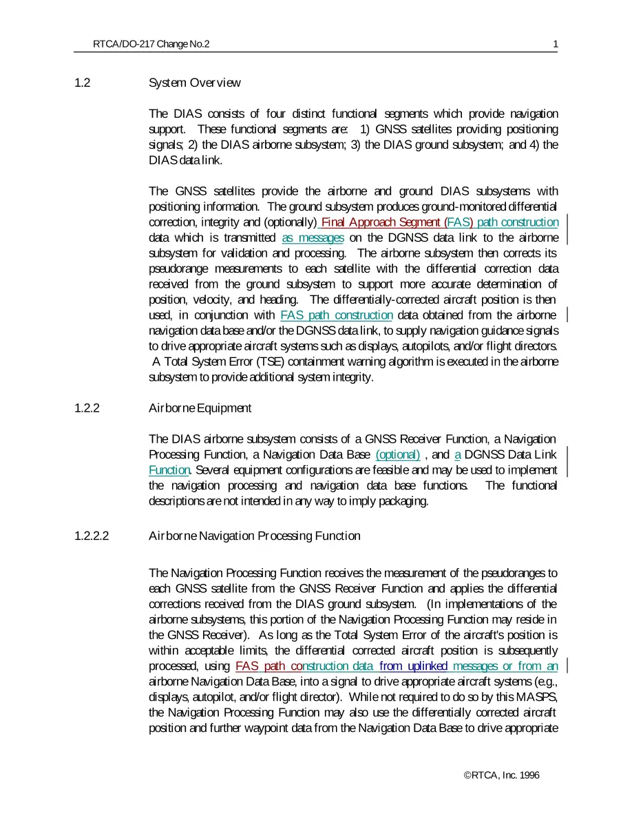 RTCA DO-217 Change 2 pdf