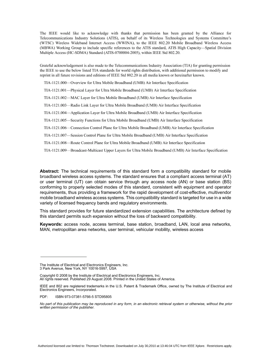 IEEE 802.20-2008 IEEE 802.20-2008 pdf