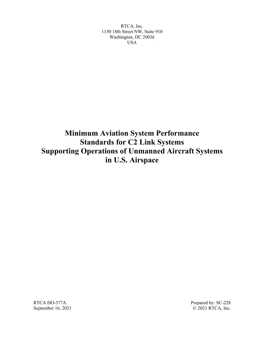 RTCA DO-377A RTCA DO-377A pdf