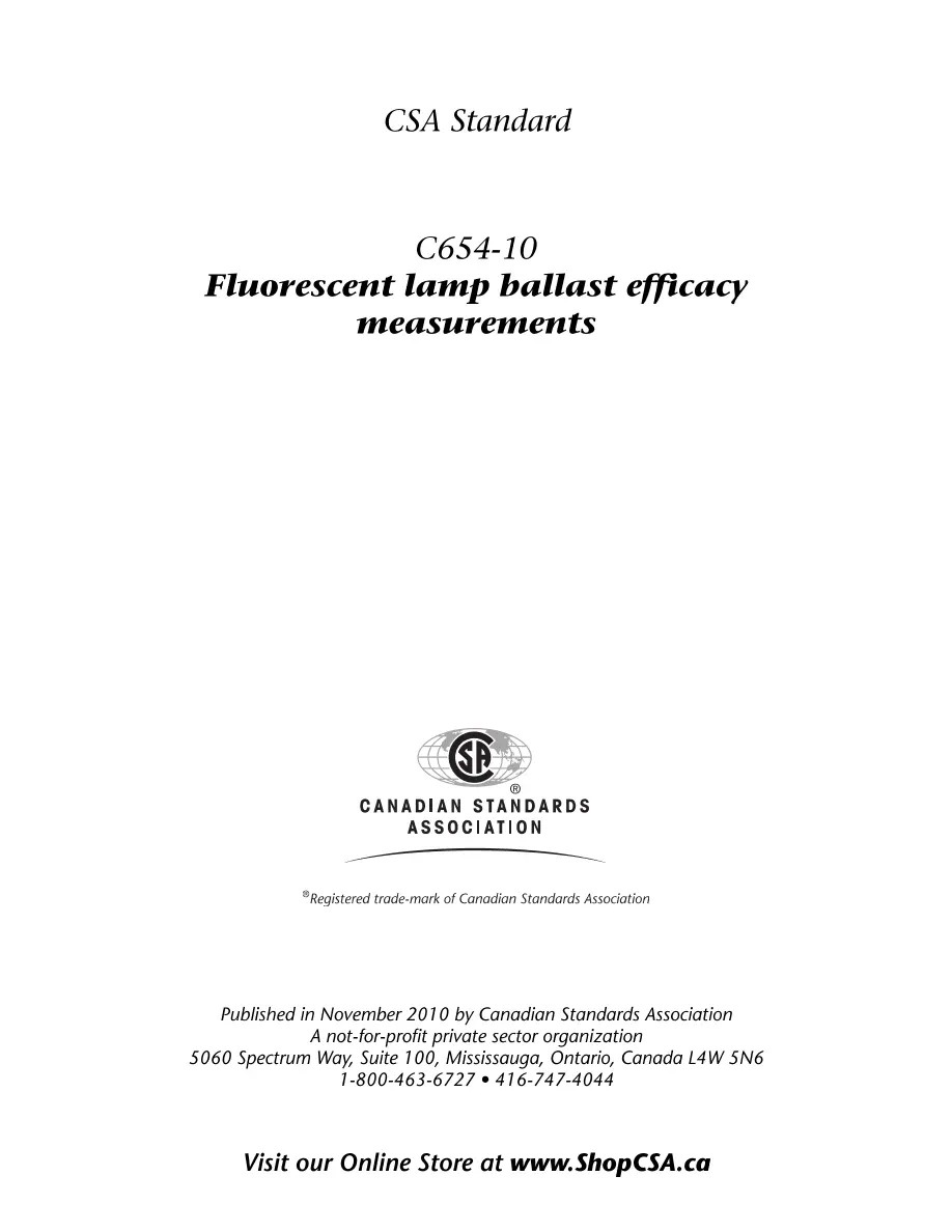 CSA C654-10 CSA C654-10 pdf