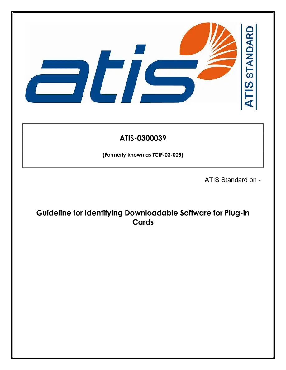 ATIS 0300039 pdf