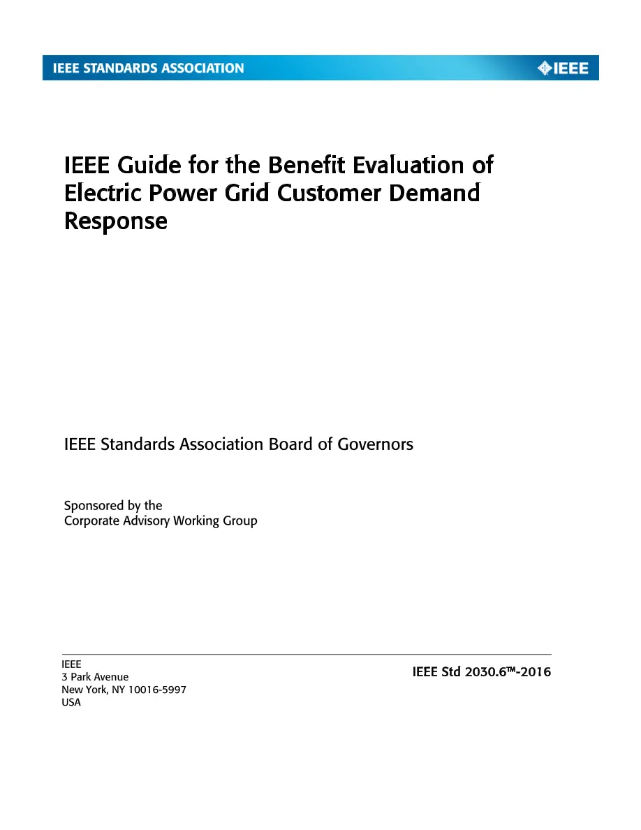 IEEE 2030.6-2016 IEEE 2030.6-2016 pdf