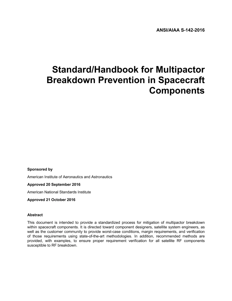 AIAA S-142-2016 AIAA S-142-2016 pdf