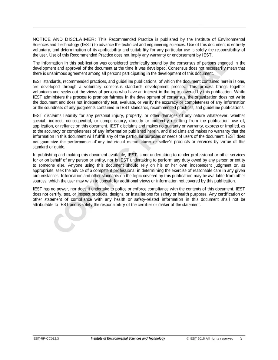 IEST RP-CC012.3 IEST RP-CC012.3 pdf