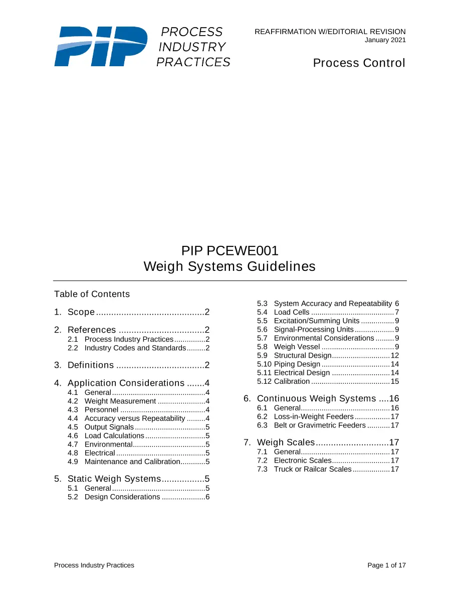 PIP PCEWE001 PIP PCEWE001 pdf