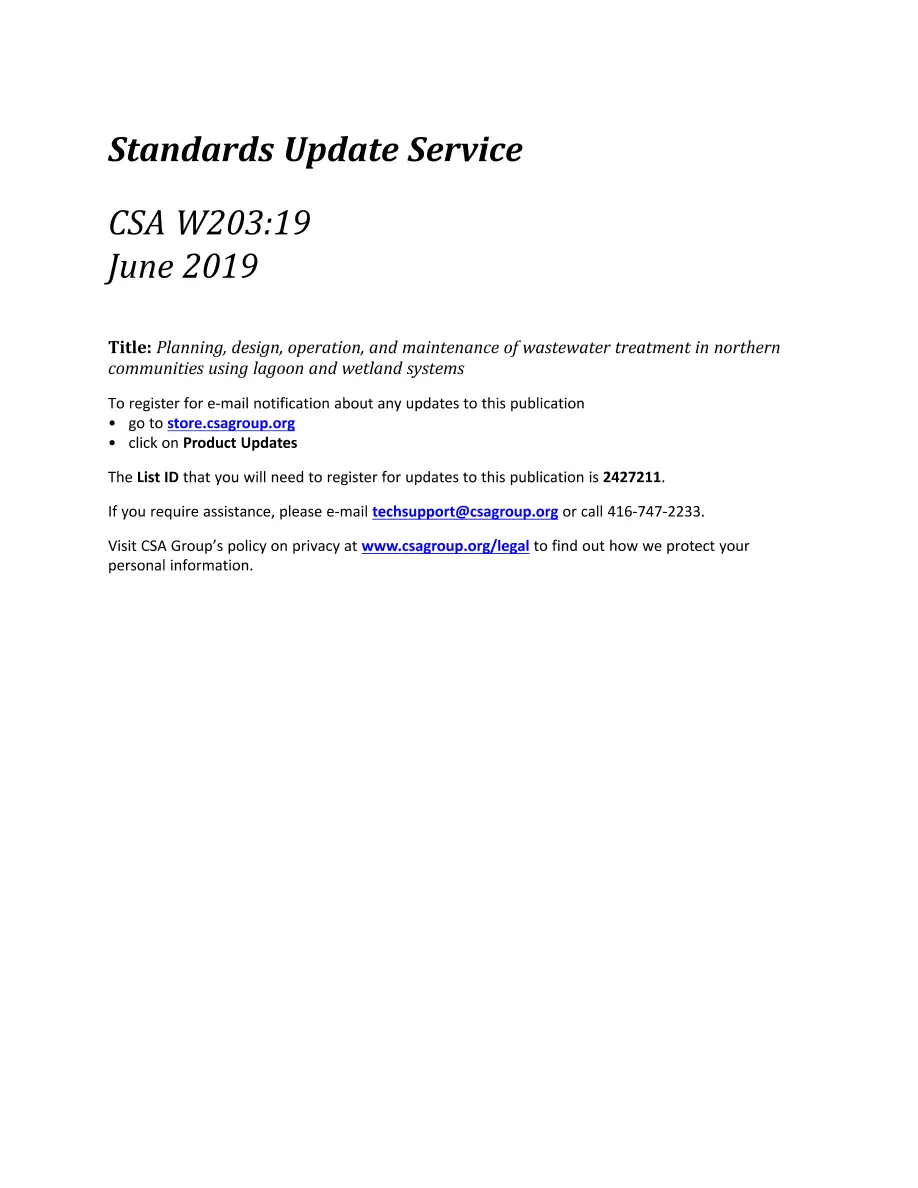 CSA W203:19 CSA W203:19 pdf