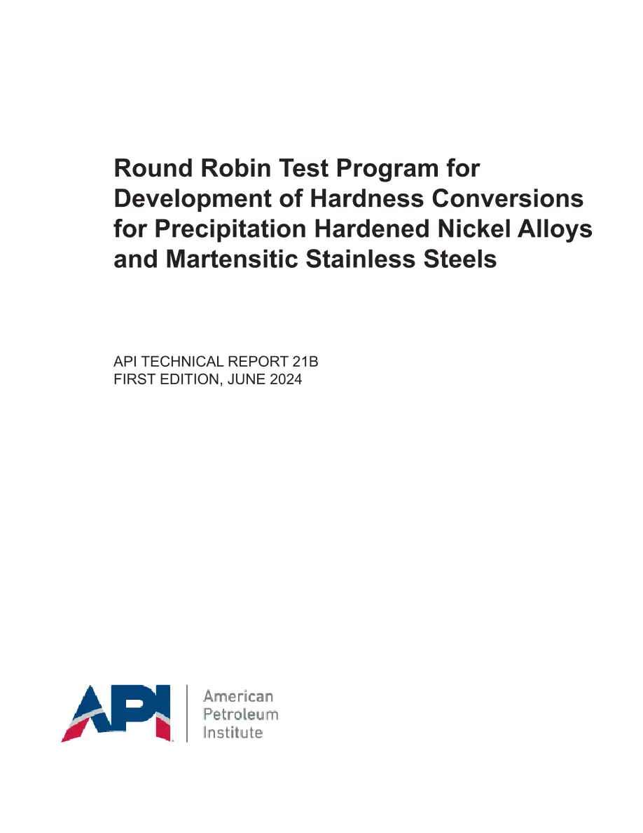 API TR 21B API TR 21B pdf