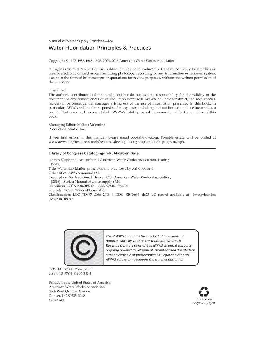 AWWA M4 AWWA M4 pdf