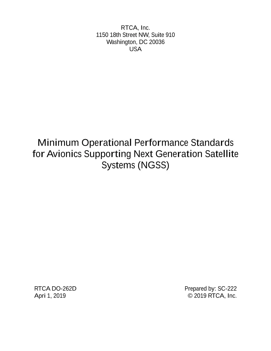 RTCA DO-262D pdf