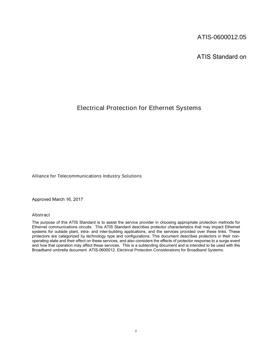 ATIS 0600012.05 ATIS 0600012.05 pdf