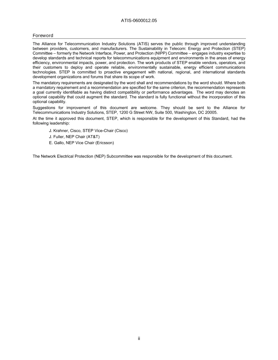ATIS 0600012.05 ATIS 0600012.05 pdf