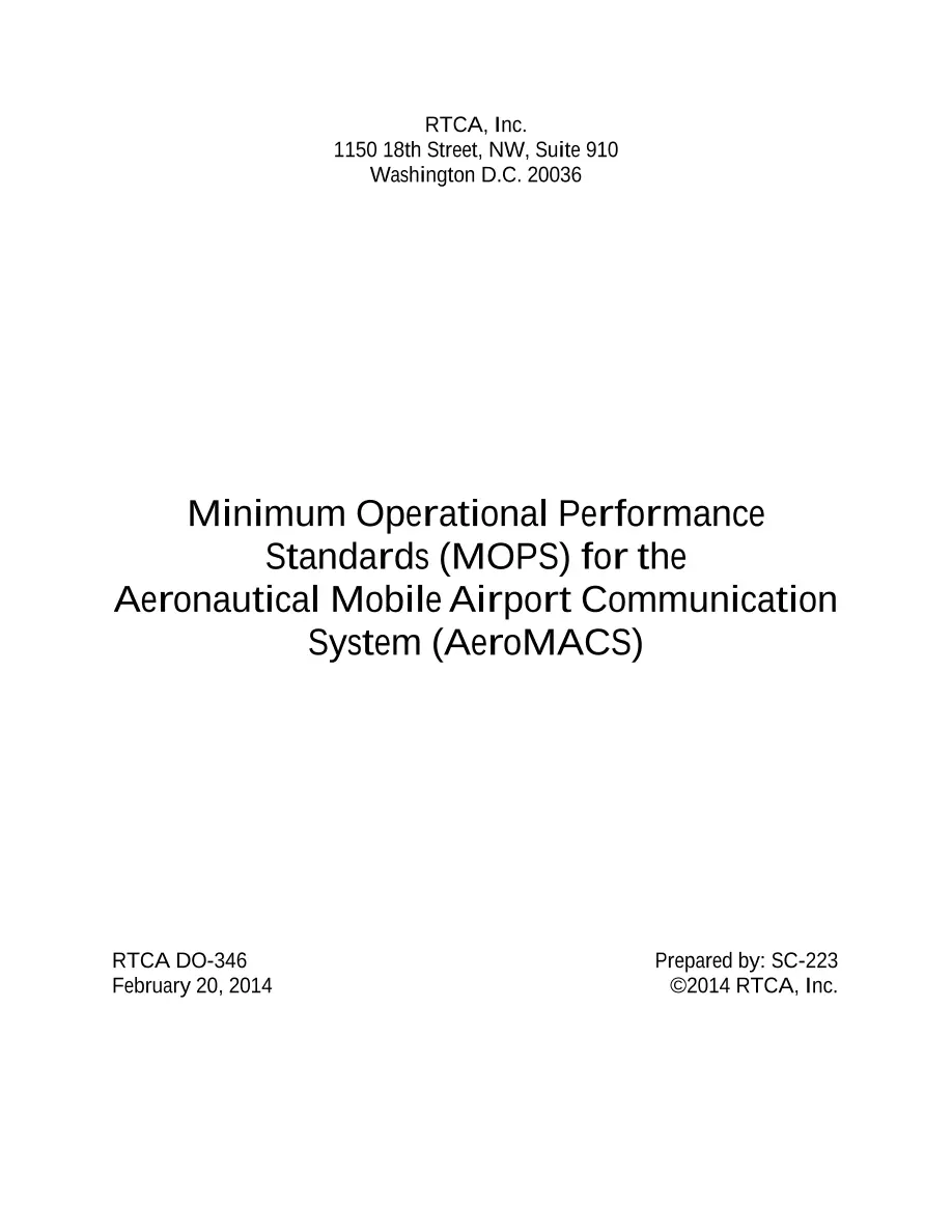 RTCA DO-346 pdf
