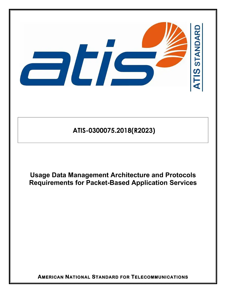 ATIS 0300075.2018 (R2023) ATIS 0300075.2018 (R2023) pdf