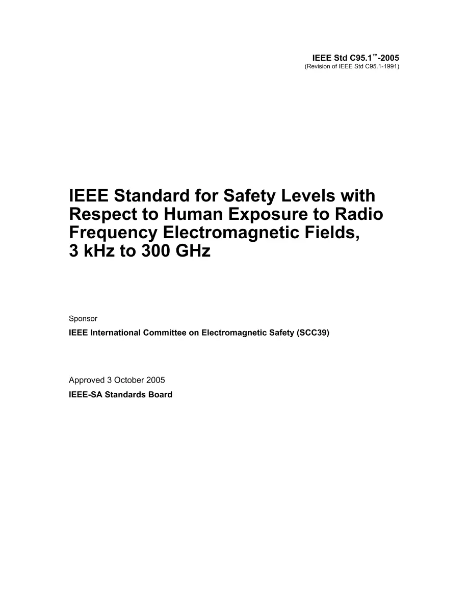 IEEE C95.1-2005 IEEE C95.1-2005 pdf