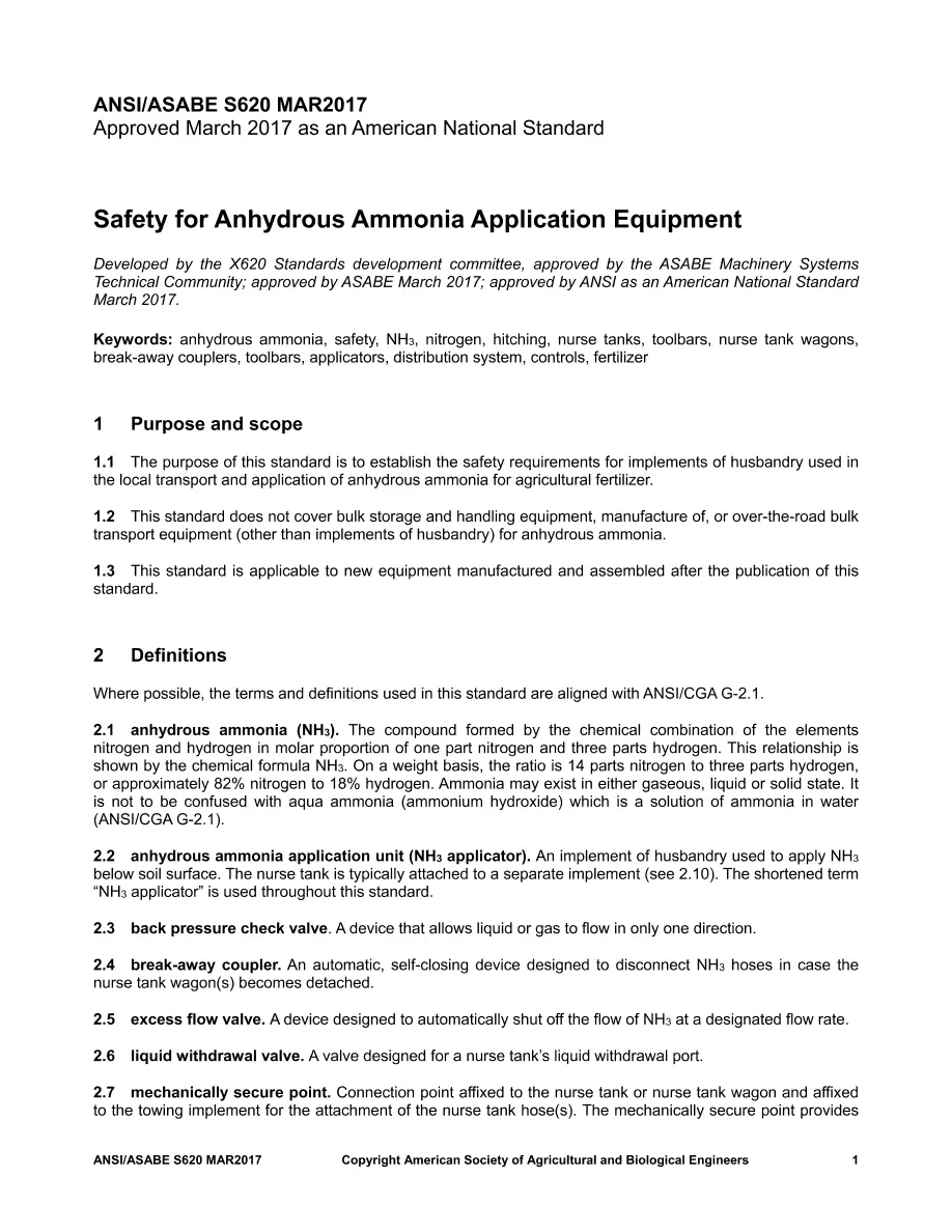 ASAE/ASABE S620 ASAE/ASABE S620 pdf