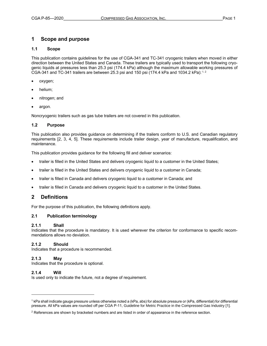 CGA P-85 pdf