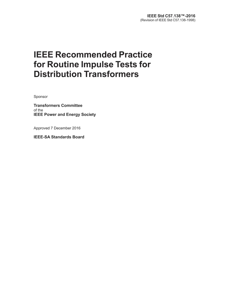 IEEE C57.138-2016 IEEE C57.138-2016 pdf