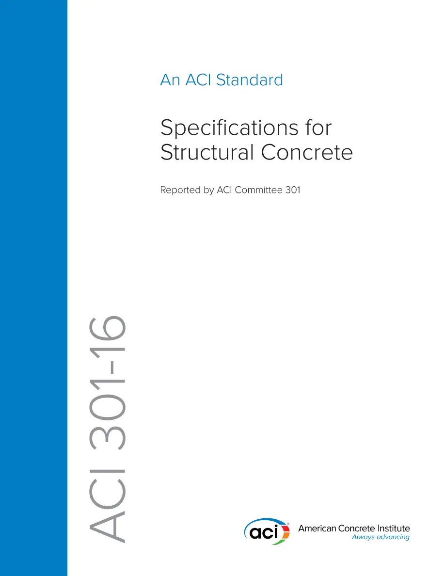 ACI 301-16 ACI 301-16 pdf