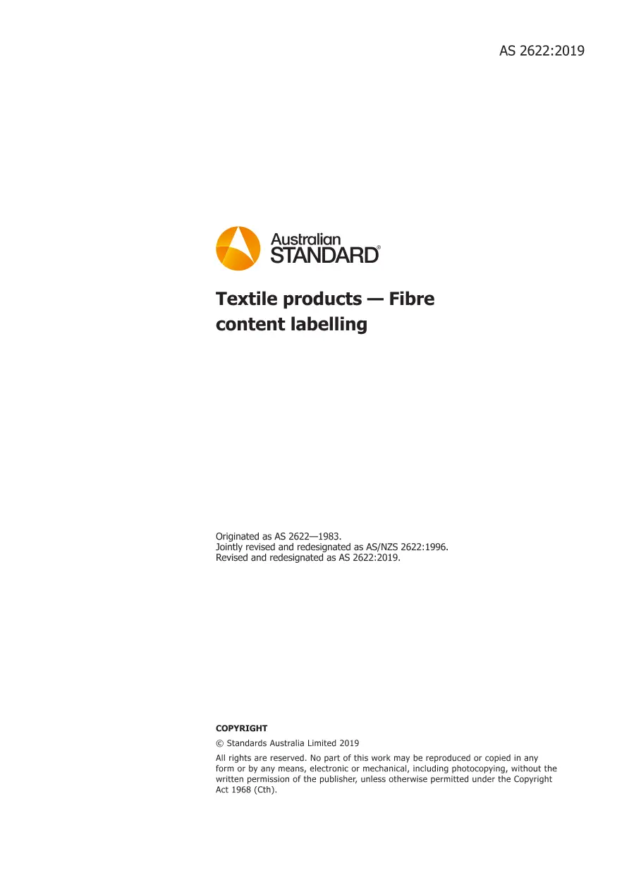 AS 2622:2019 AS 2622:2019 pdf