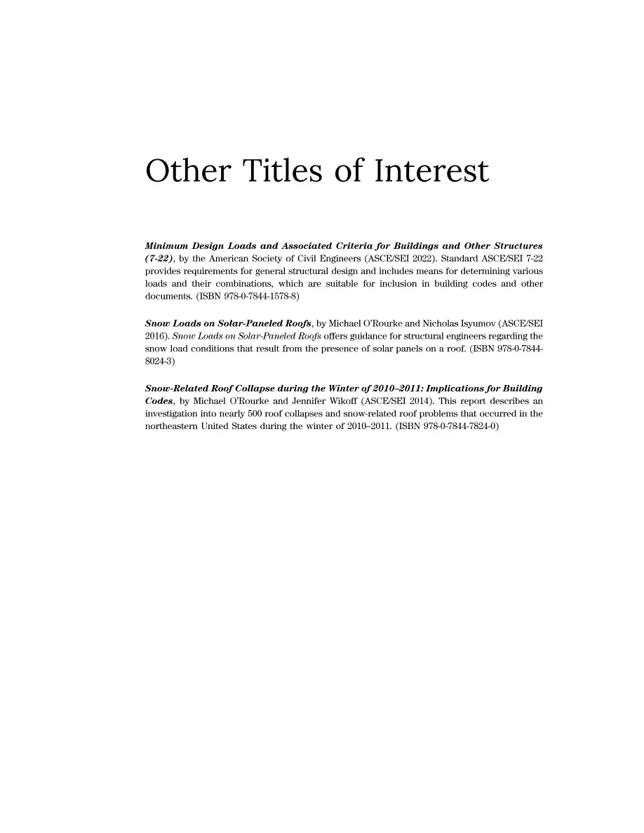 ASCE Snow Loads ASCE Snow Loads pdf