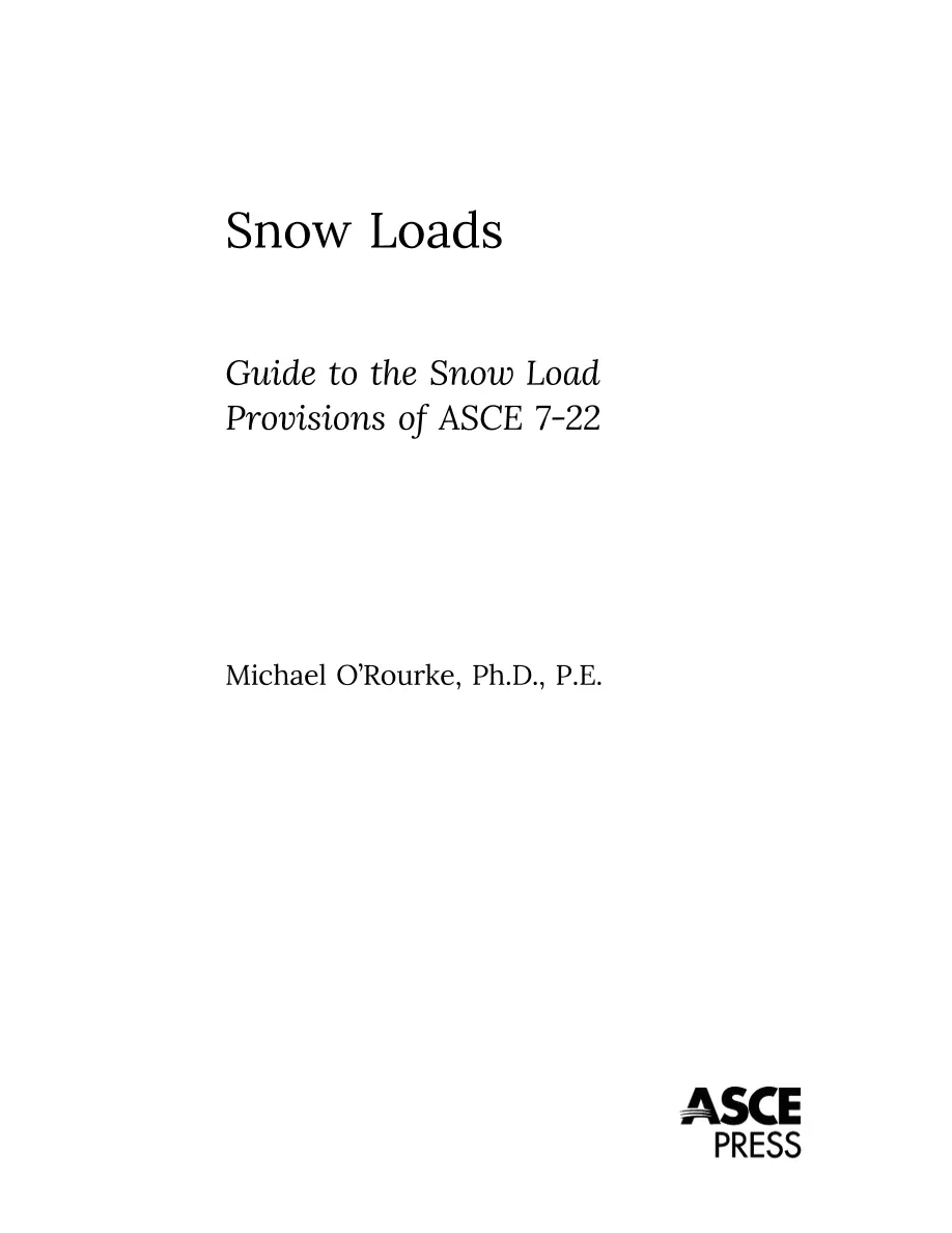 ASCE Snow Loads ASCE Snow Loads pdf