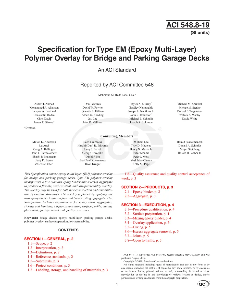 ACI 548.8M-19 ACI 548.8M-19 pdf