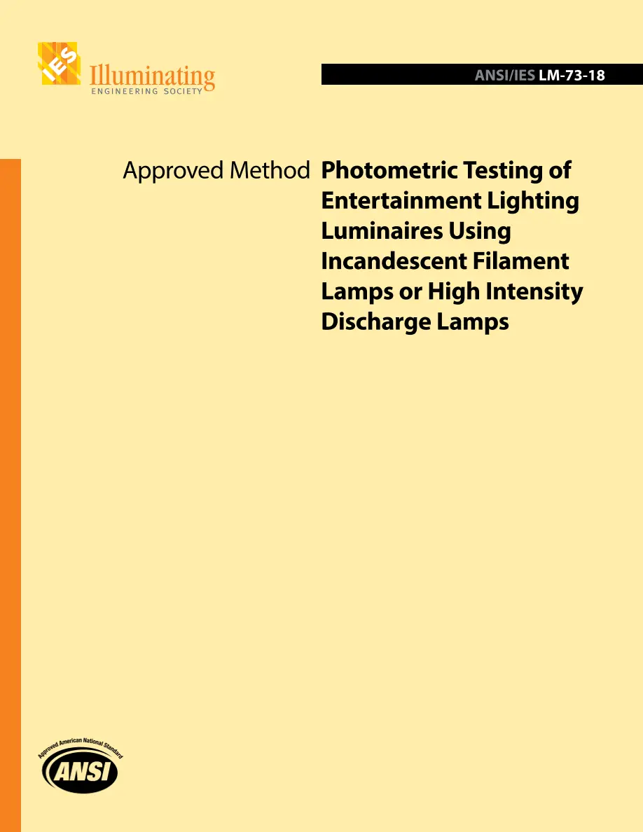 IES LM-73-18 (R2023) IES LM-73-18 (R2023) pdf