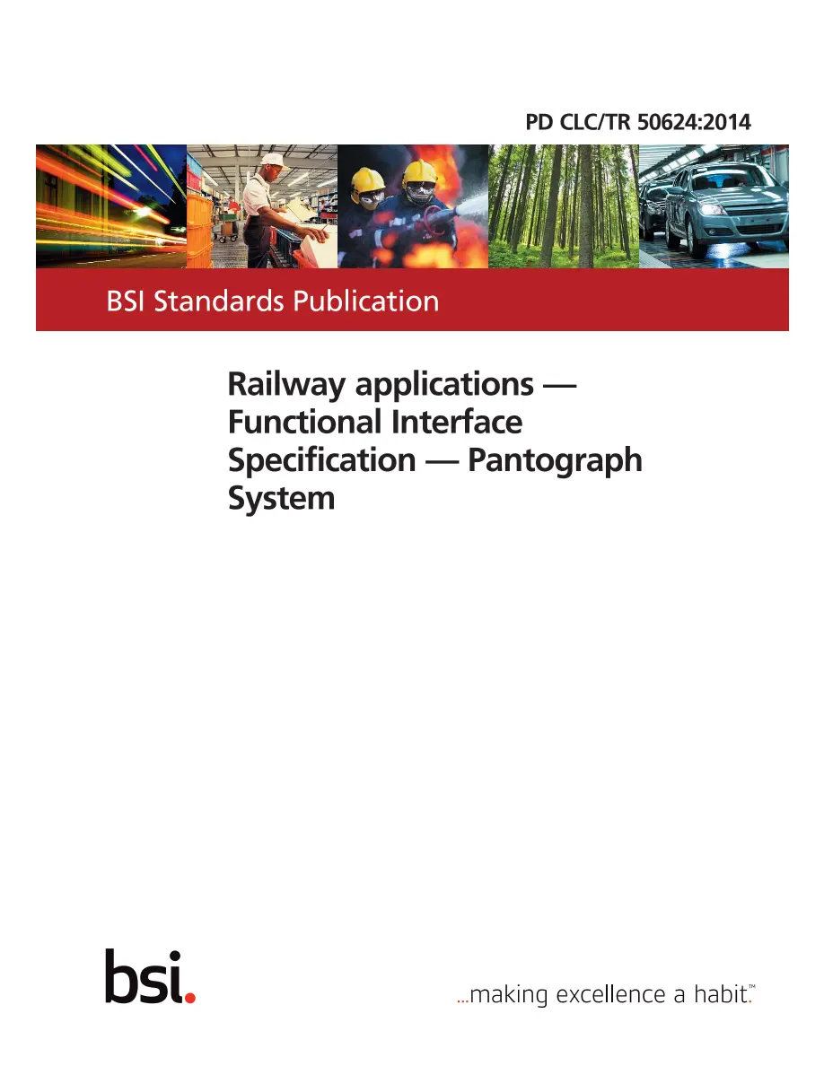 BS PD CLC/TR 50624:2014 pdf