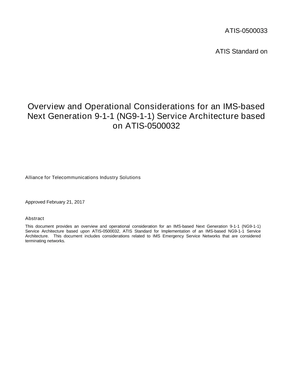 ATIS 0500033 ATIS 0500033 pdf
