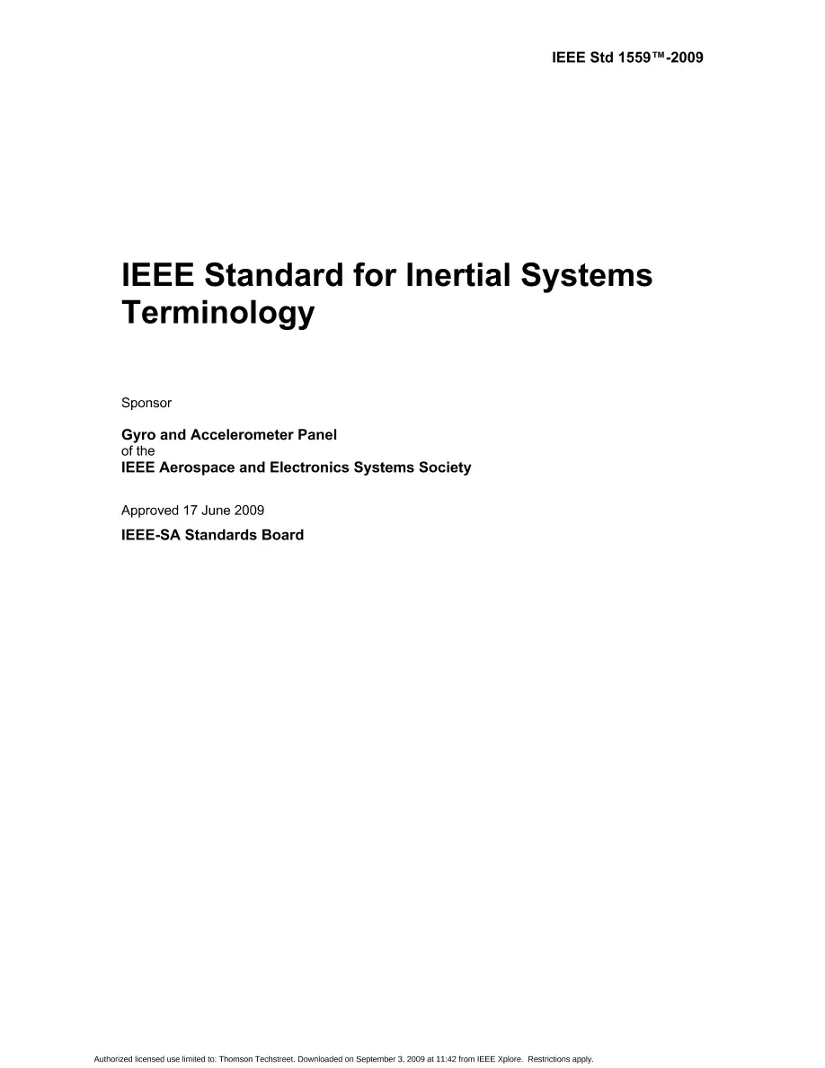IEEE 1559-2009 IEEE 1559-2009 pdf