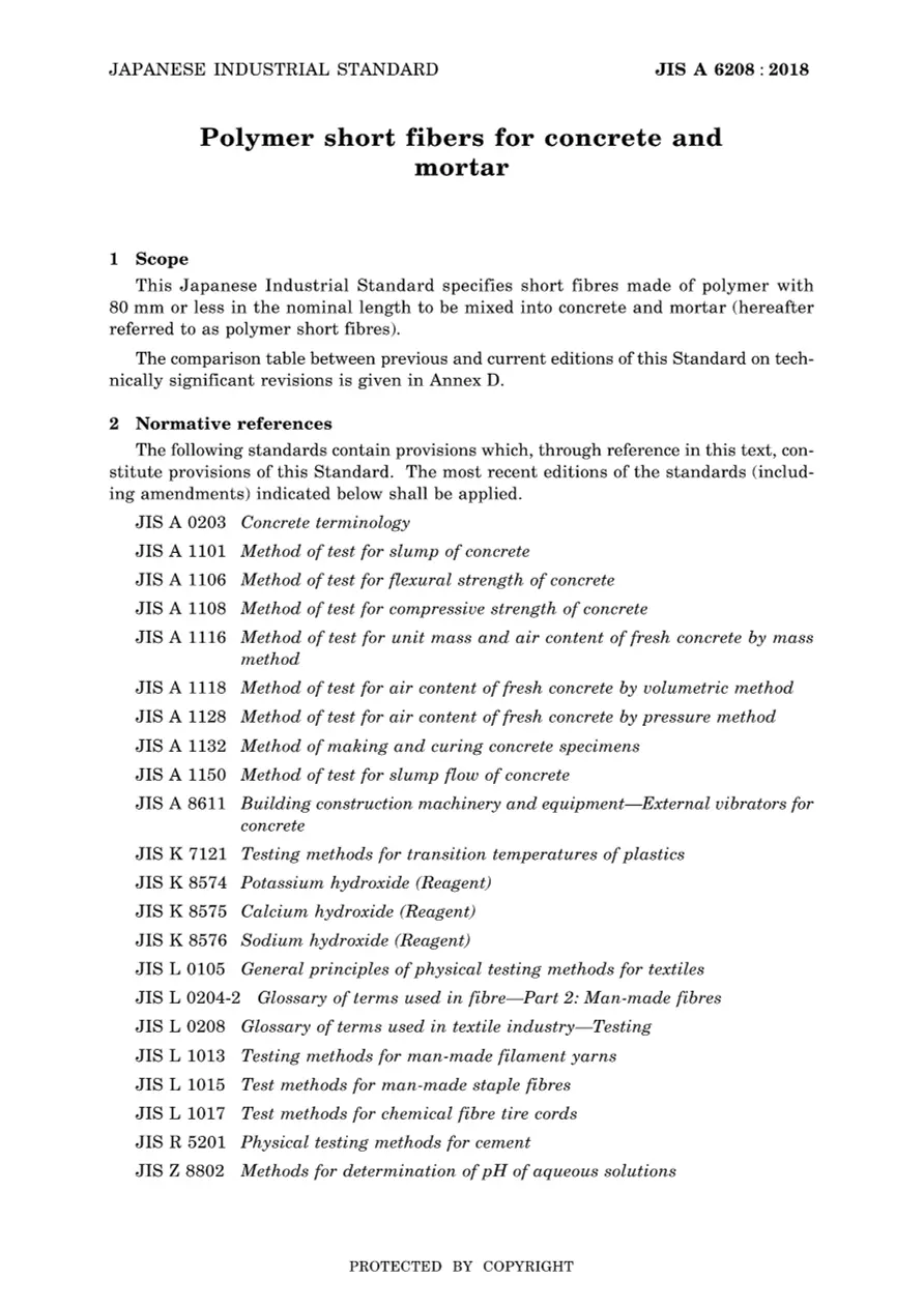 JIS A 6208:2018 pdf