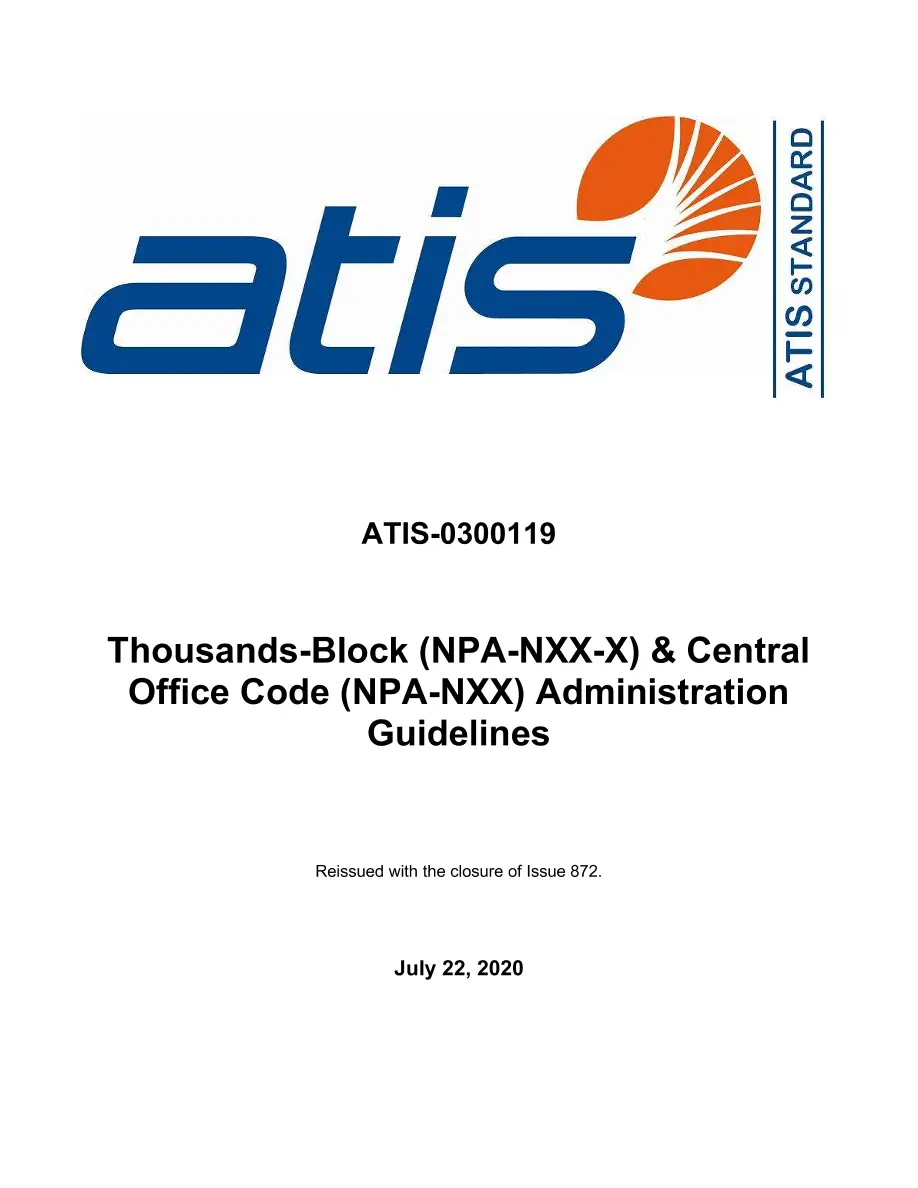 ATIS 0300119(2020-07) ATIS 0300119(2020-07) pdf