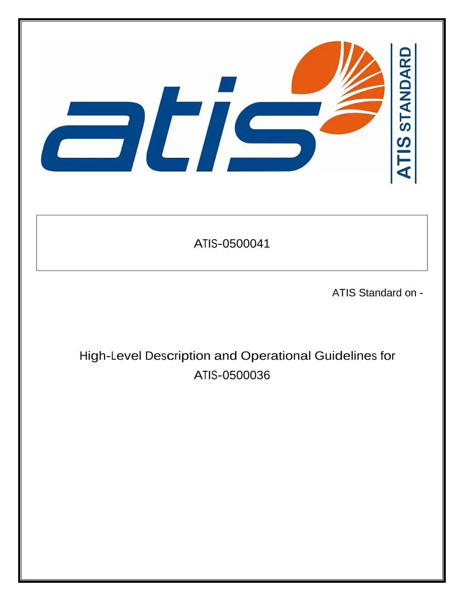 ATIS 0500041 pdf