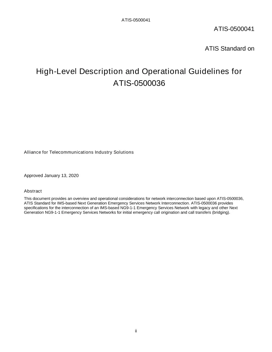 ATIS 0500041 pdf
