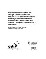 API RP 14F pdf