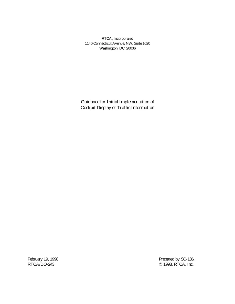 RTCA DO-243 pdf