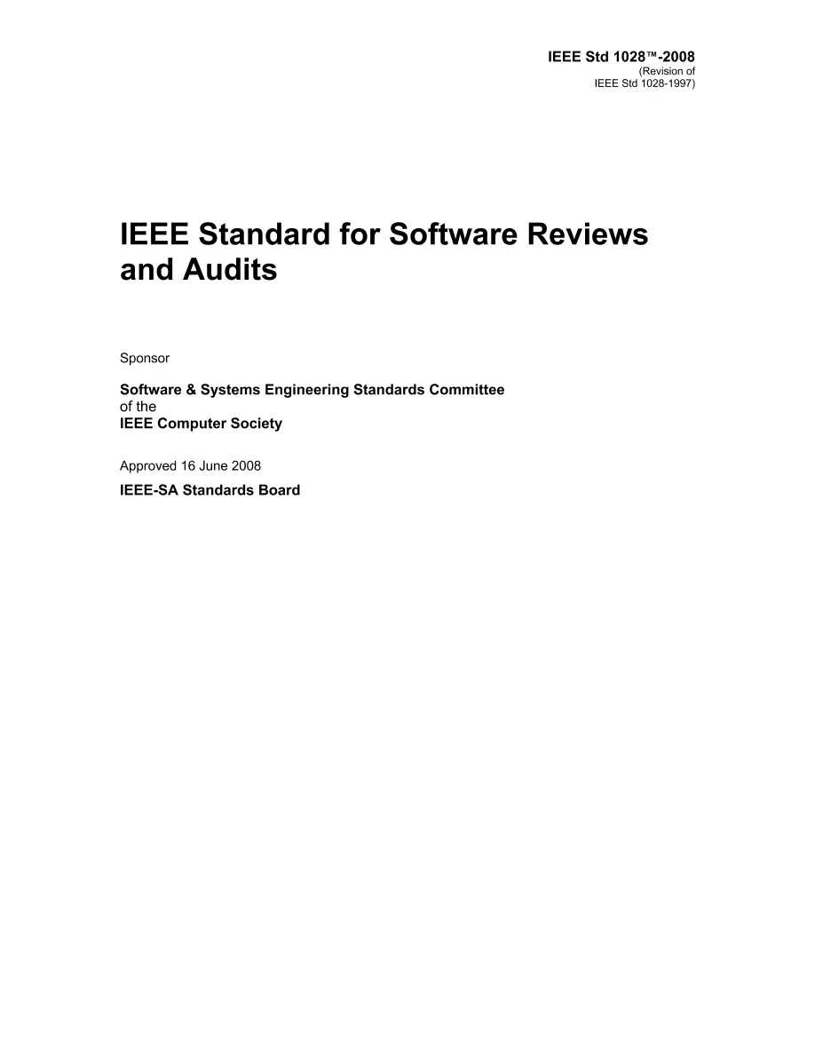 IEEE 1028-2008 IEEE 1028-2008 pdf