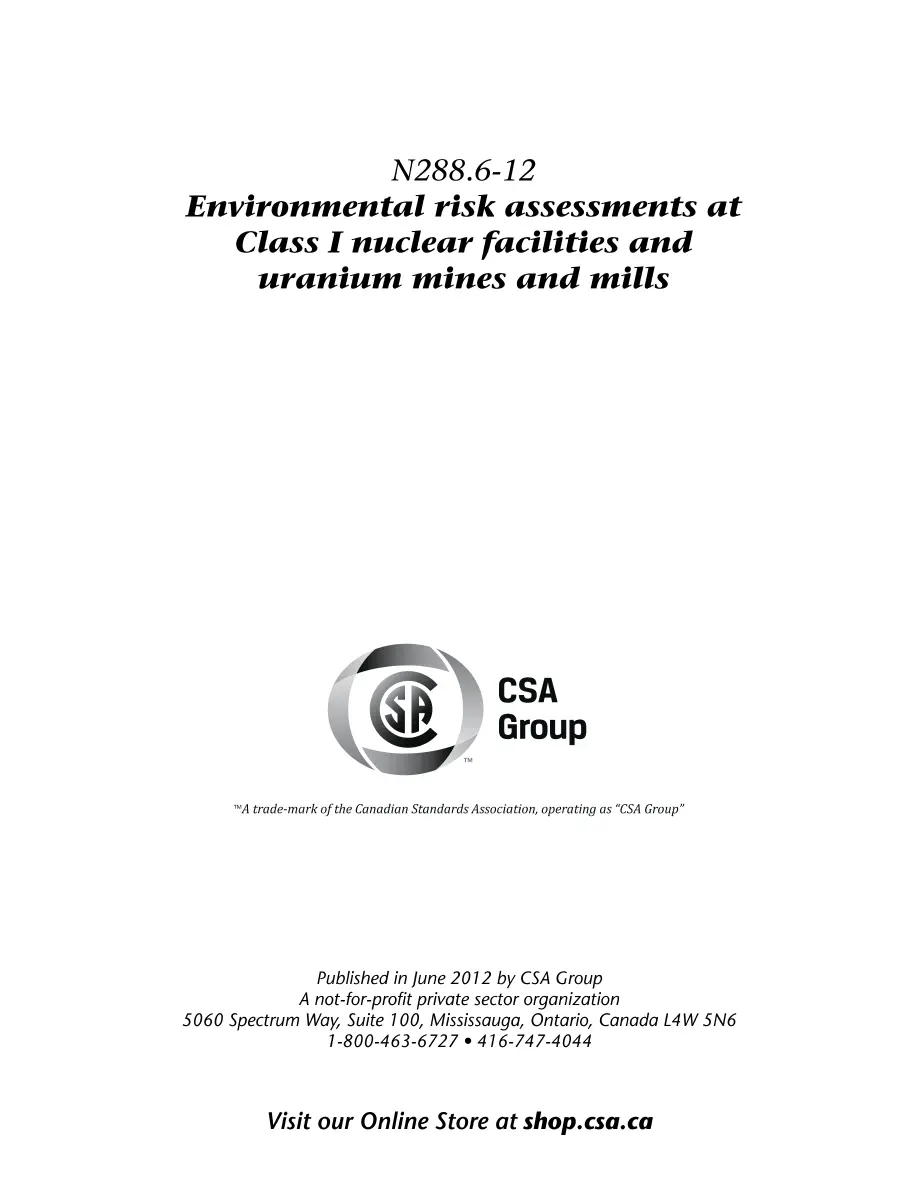 CSA N288.6-12 (R2017) CSA N288.6-12 (R2017) pdf