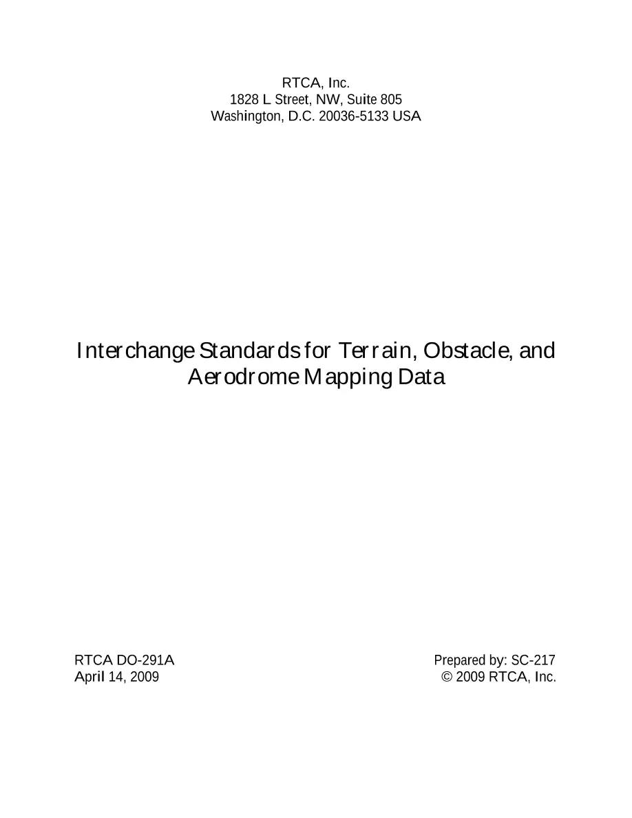 RTCA DO-291A pdf