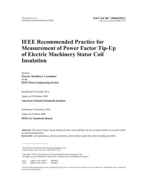 IEEE 286-2000 IEEE 286-2000 pdf