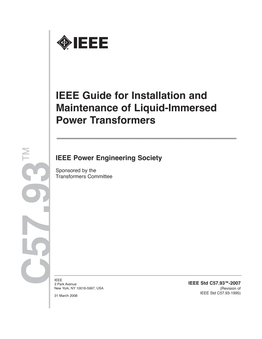IEEE C57.93-2007 IEEE C57.93-2007 pdf