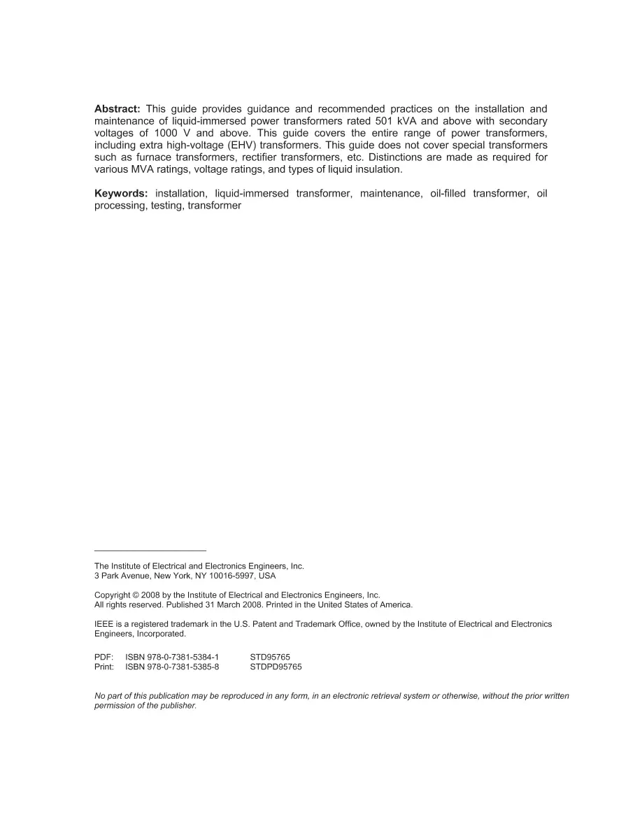 IEEE C57.93-2007 IEEE C57.93-2007 pdf