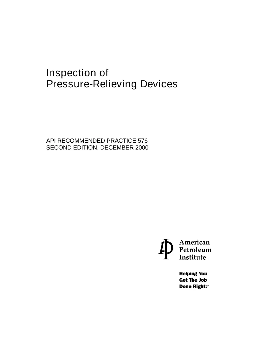 API RP 576 API RP 576 pdf