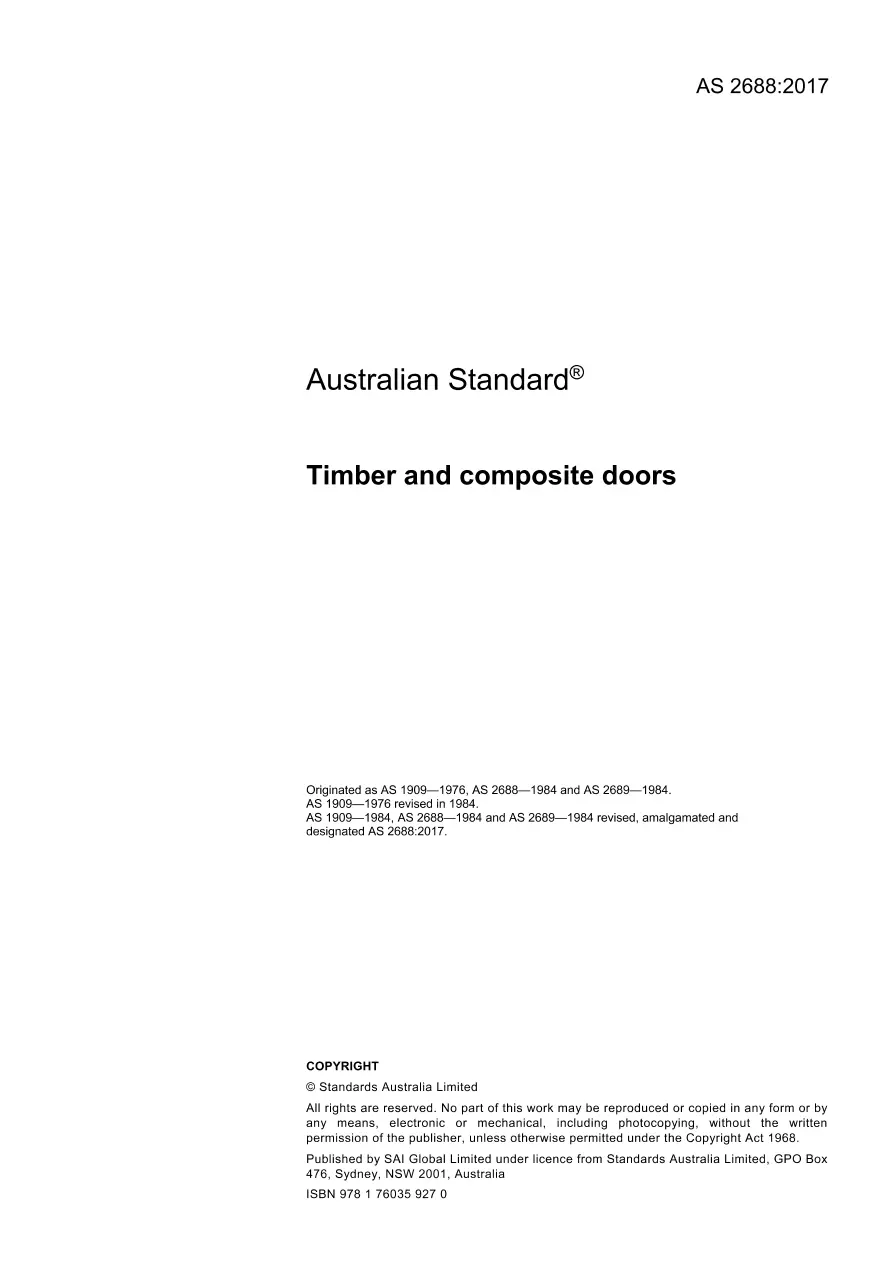 AS 2688:2017 AS 2688:2017 pdf