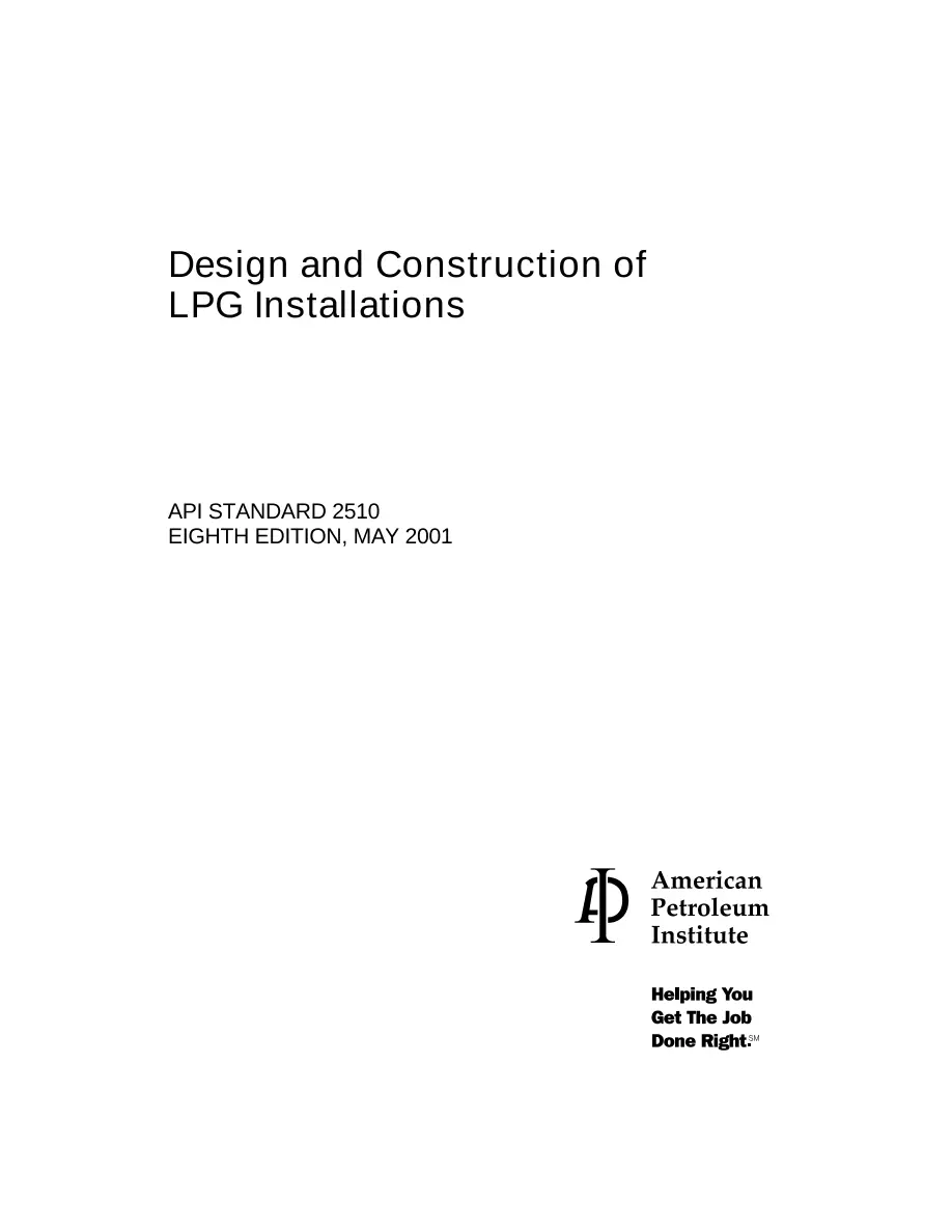 API Std 2510 (R2011) API Std 2510 (R2011) pdf