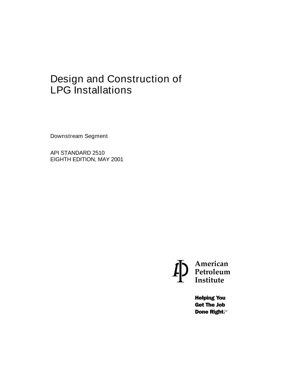 API Std 2510 (R2011) API Std 2510 (R2011) pdf